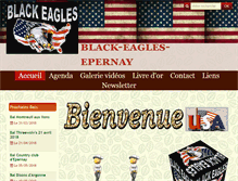 Tablet Screenshot of black-eagles-epernay.com